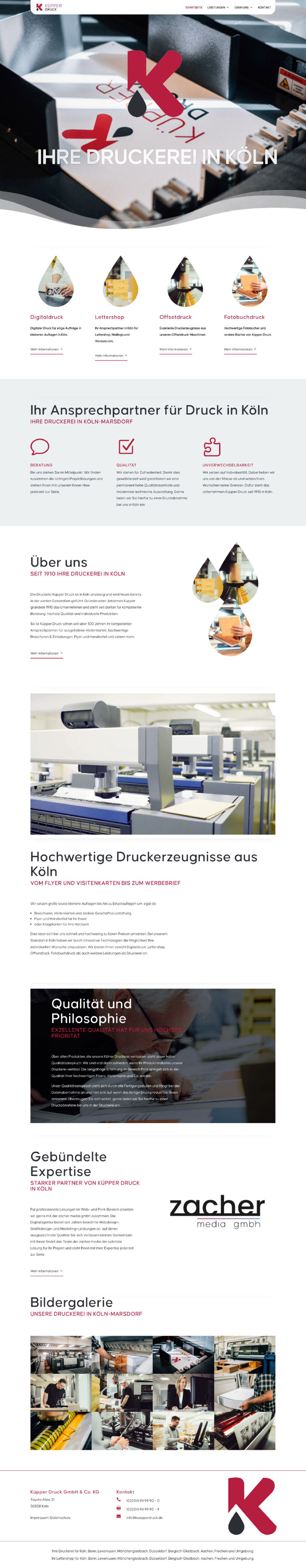 Kuepper Druck Webdesign Köln