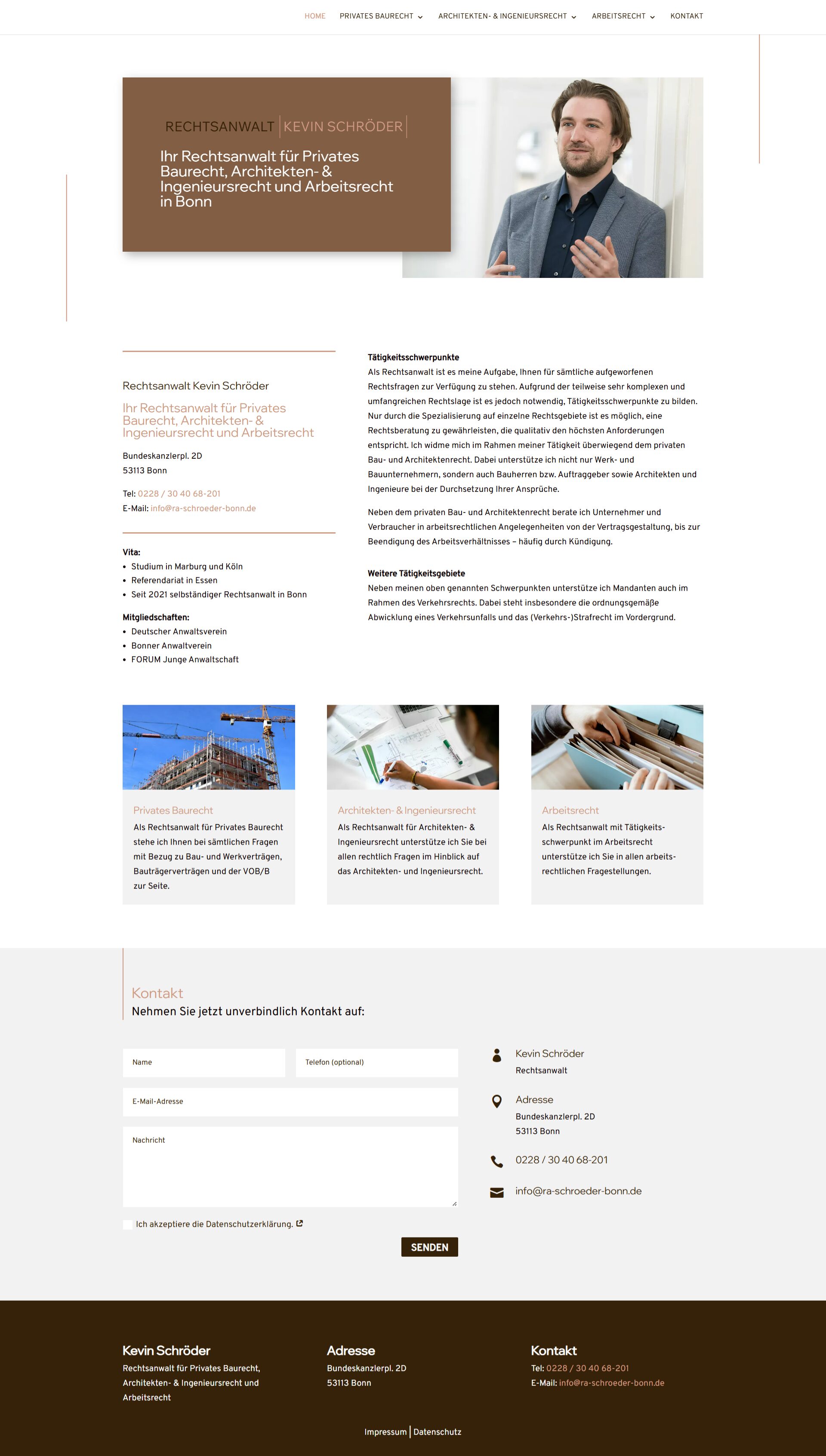 Rechtsanwalt Webdesign Köln
